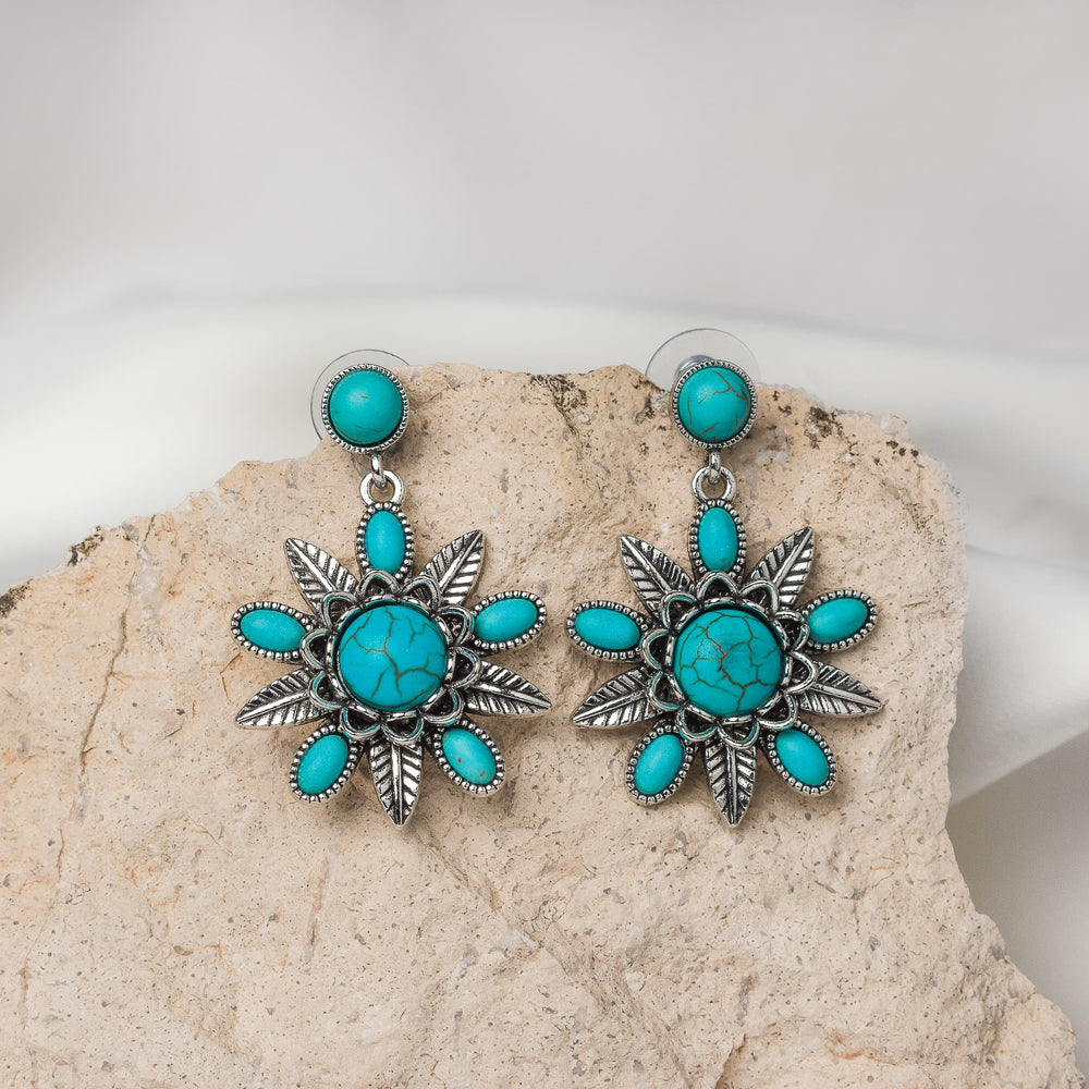 Triple-Strand Turquoise Beaded Necklace