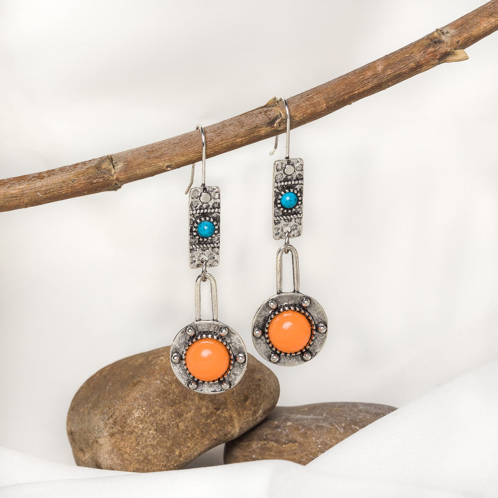 Sun Ember Trail Earrings