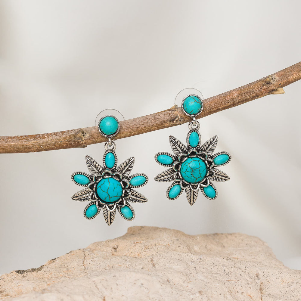 Triple-Strand Turquoise Beaded Necklace