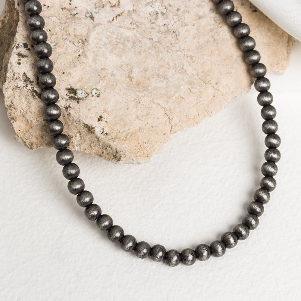Desert Midnight Silver-tone Necklace