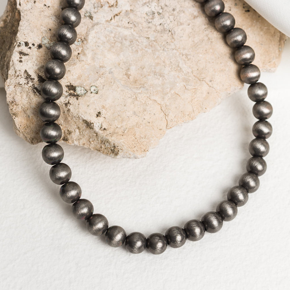 Desert Midnight Silver-tone Necklace