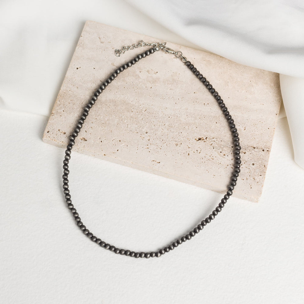 Desert Midnight Silver-tone Necklace