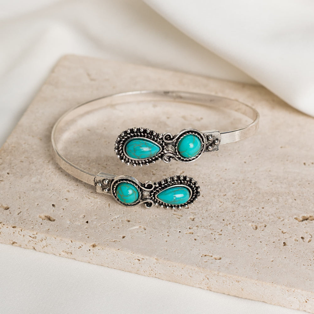 Turquoise Whispers Cuff Bracelet