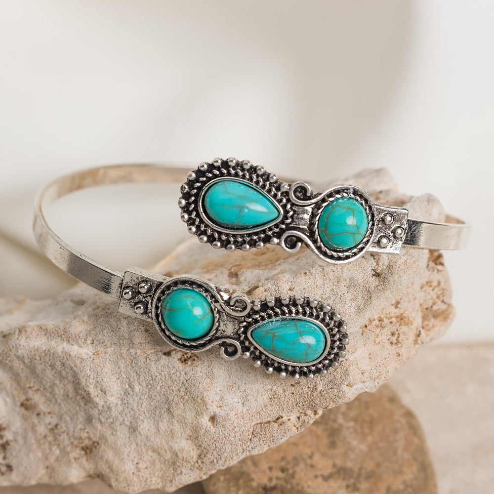 Turquoise Whispers Cuff Bracelet