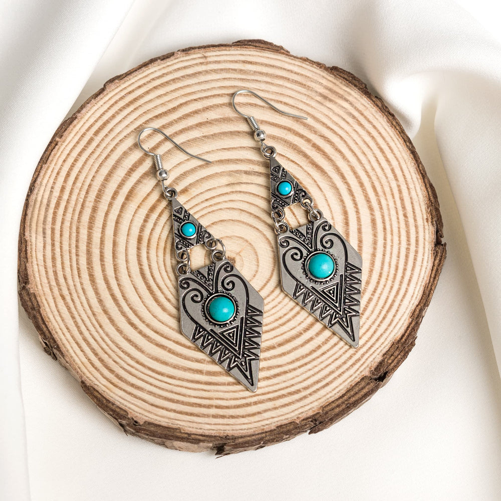 Talasi Turquoise Dagger Earrings