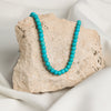 Southwest Sky Turquoise Bead Necklace (6mm ball)