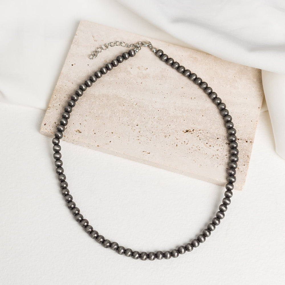 Desert Midnight Silver-tone Necklace