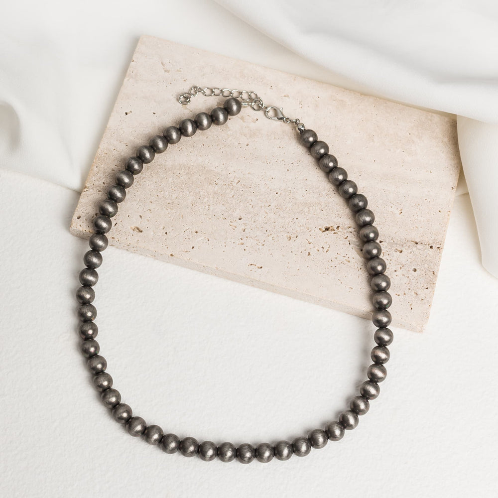 Desert Midnight Silver-tone Necklace