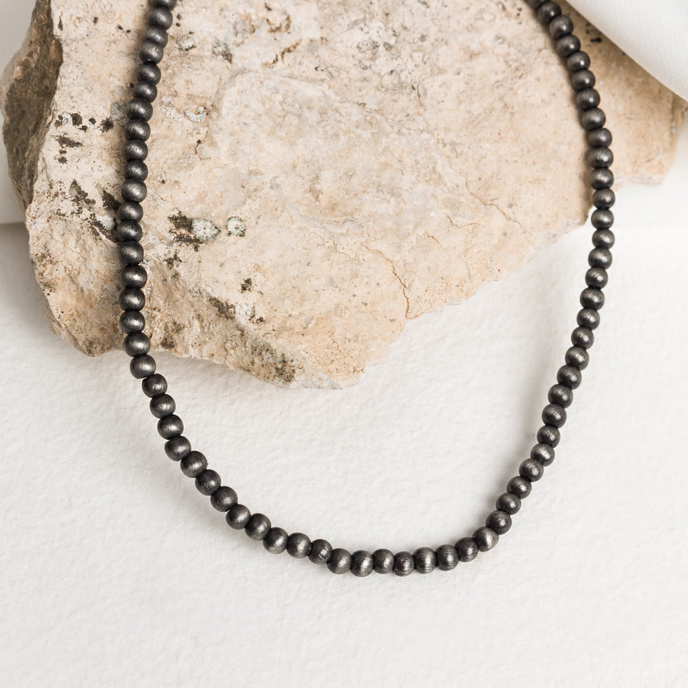 Desert Midnight Silver-tone Necklace