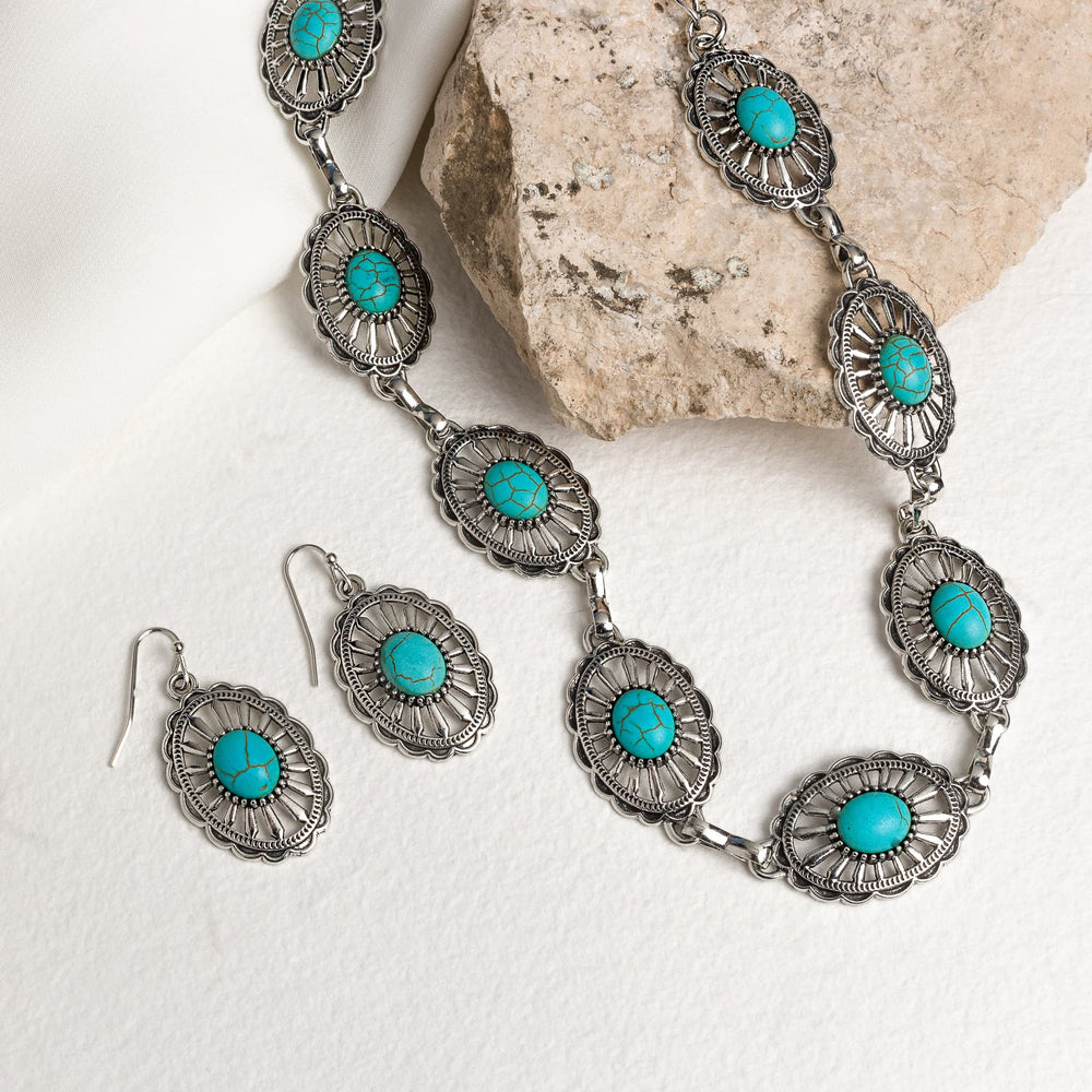 Sundown Mirage Set (Earrings and Necklace)