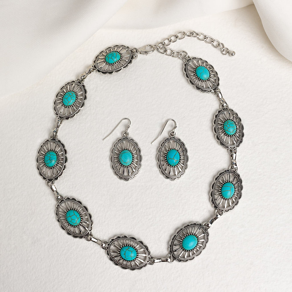 Sundown Mirage Set (Earrings and Necklace)