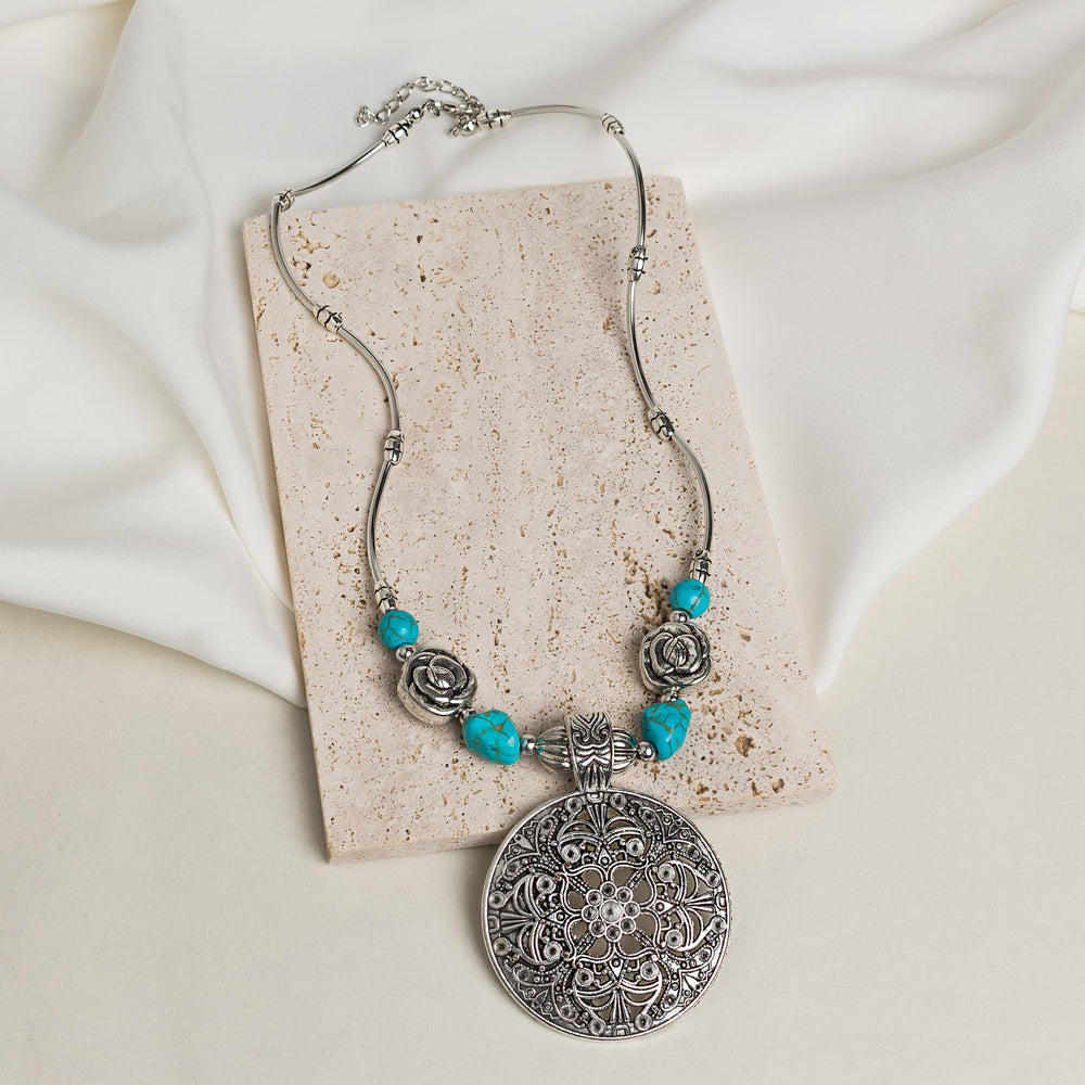 Bohemian Medallion Necklace