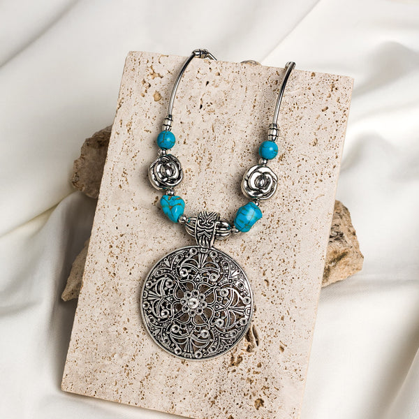 Bohemian Medallion Necklace