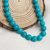 Southwest Sky Turquoise Bead Necklace (10mm Ball)