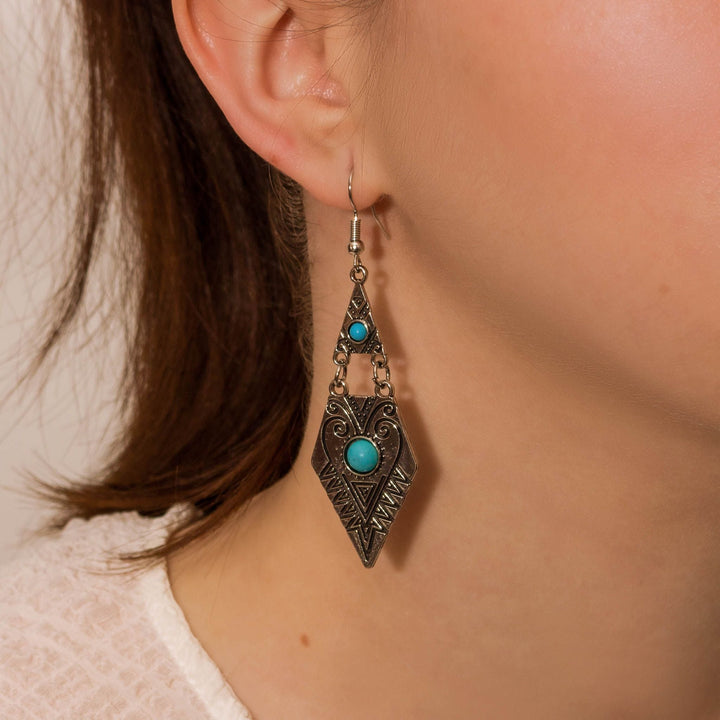 Talasi Turquoise Dagger Earrings
