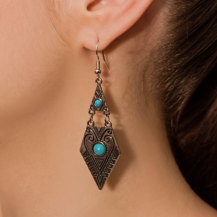 Talasi Turquoise Dagger Earrings