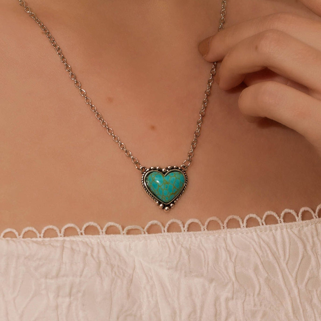 Turquoise Heartbeat Necklace