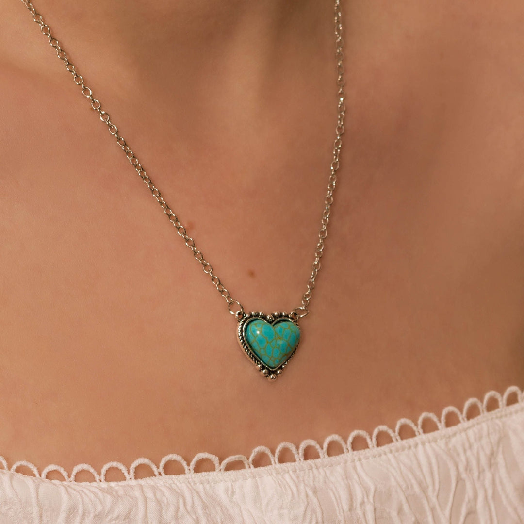 Turquoise Heartbeat Necklace