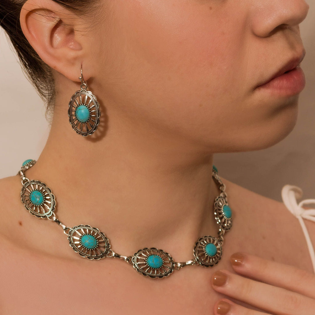 Sundown Mirage Set (Earrings and Necklace)