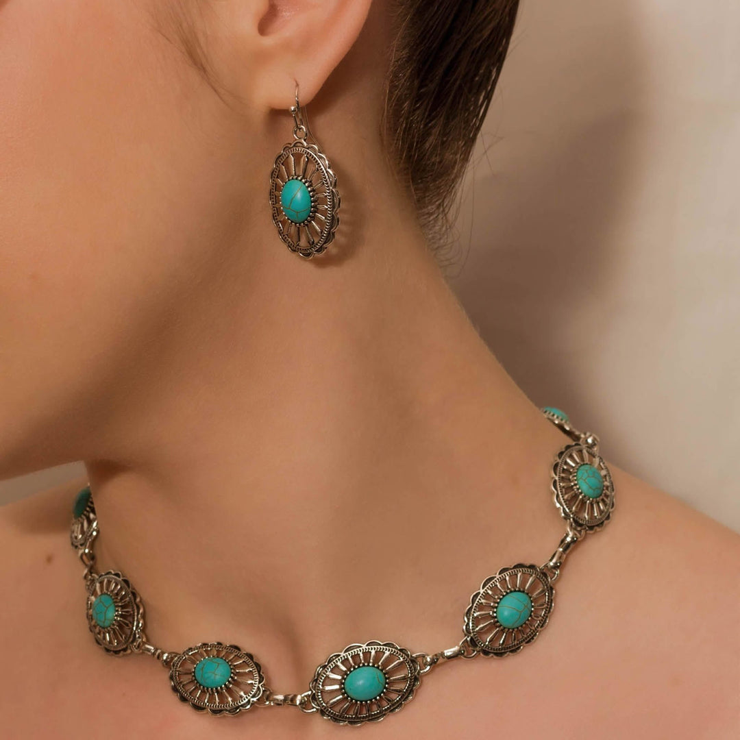 Sundown Mirage Set (Earrings and Necklace)