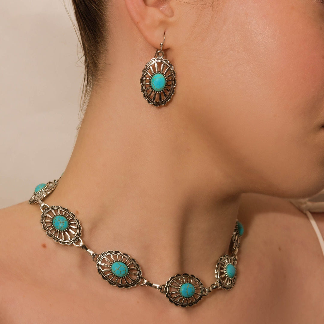 Sundown Mirage Set (Earrings and Necklace)