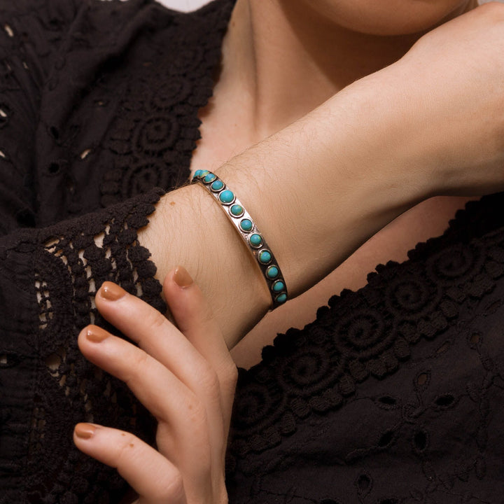 Turquoise Horizon Cuff Bracelet