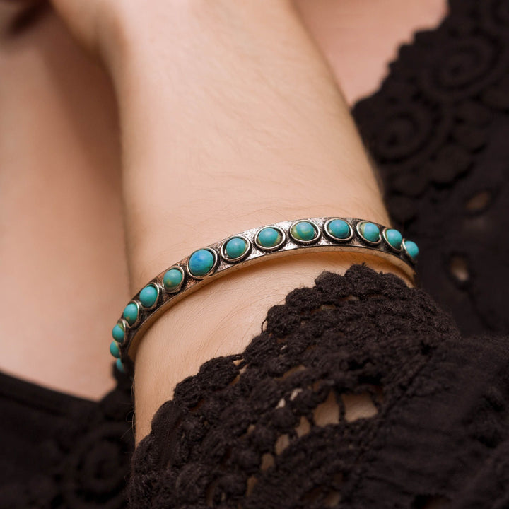 Turquoise Horizon Cuff Bracelet