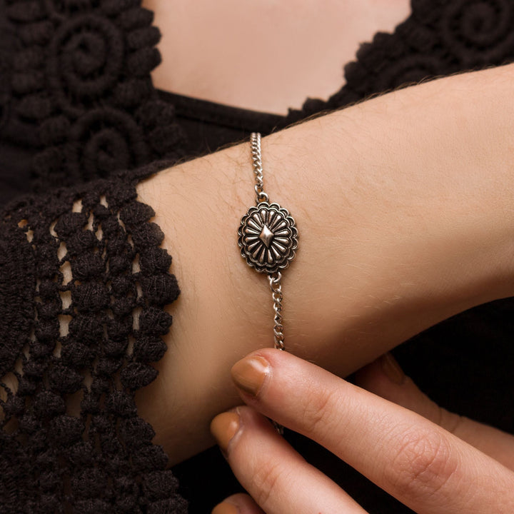 Western Turquoise Blossom Bracelet Set