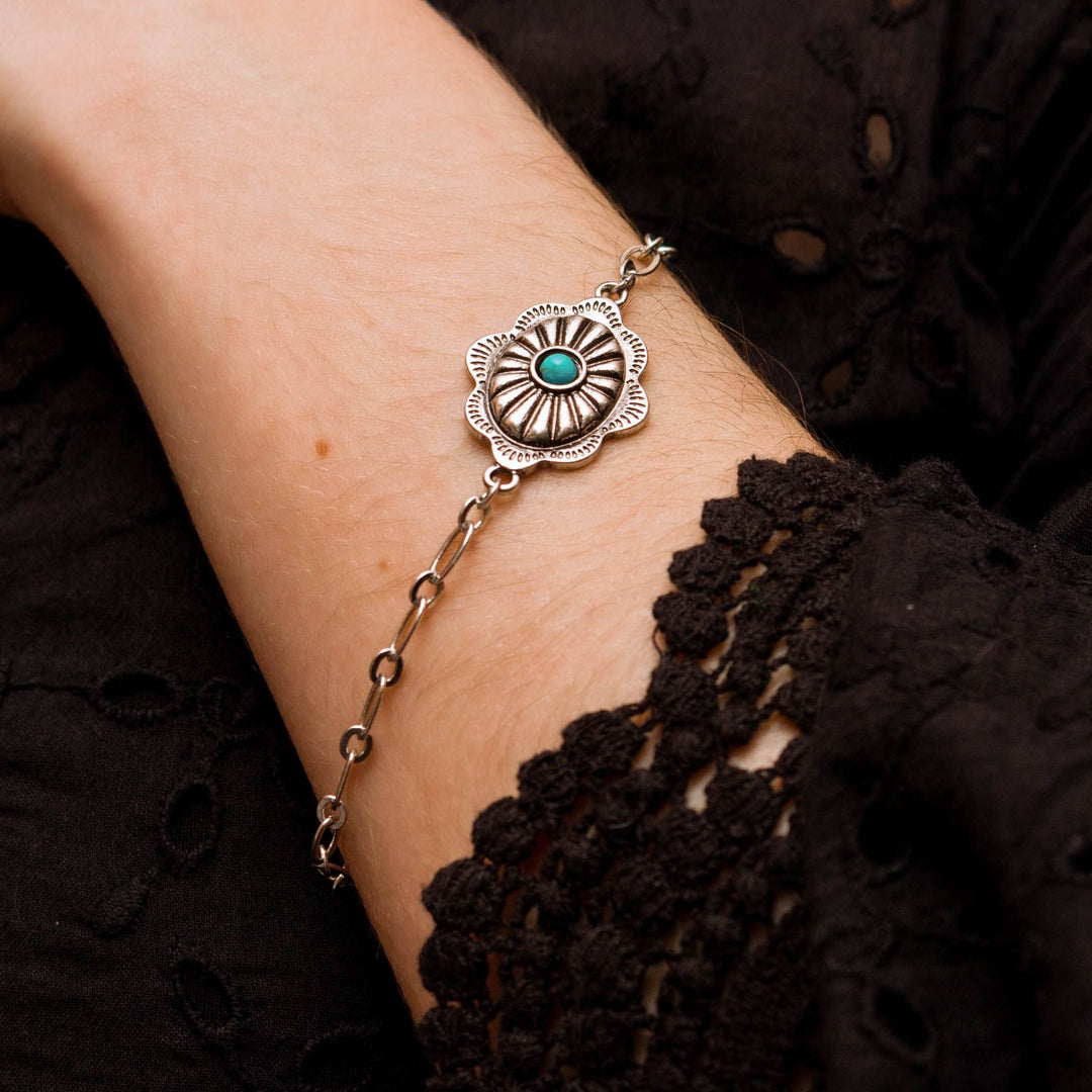 Turquoise Desert Bloom Bracelet Set