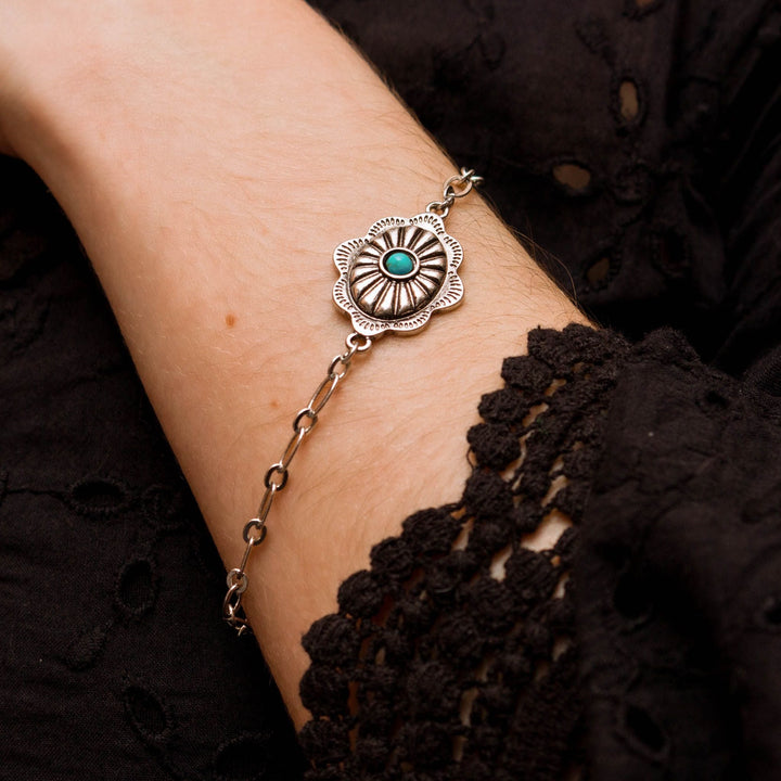 Turquoise Desert Bloom Bracelet Set