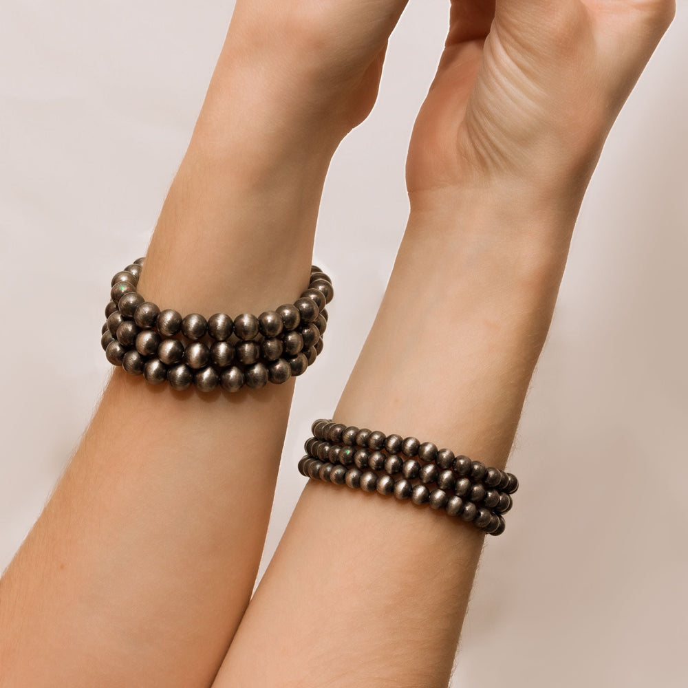 Ebony Horizon Beaded Bracelet Set
