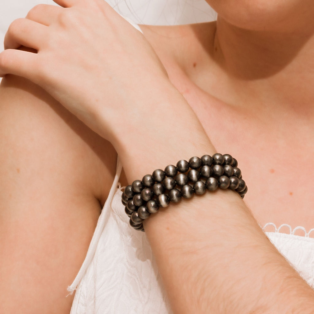 Ebony Horizon Beaded Bracelet Set