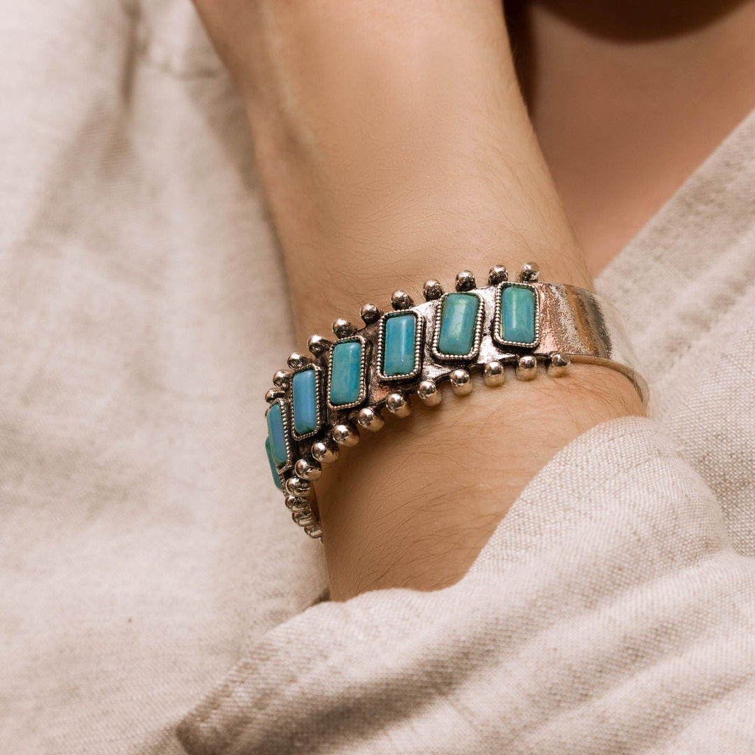 Turquoise Horizon Cuff Bracelet