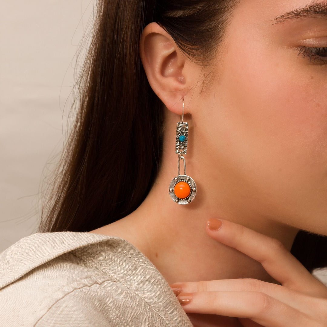 Sun Ember Trail Earrings