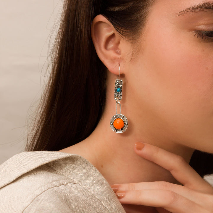 Sun Ember Trail Earrings