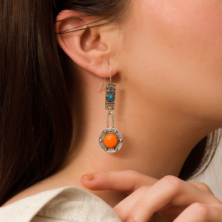 Sun Ember Trail Earrings