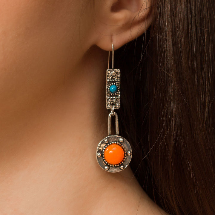 Sun Ember Trail Earrings