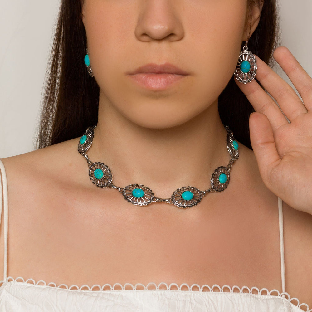 Sundown Mirage Set (Earrings and Necklace)