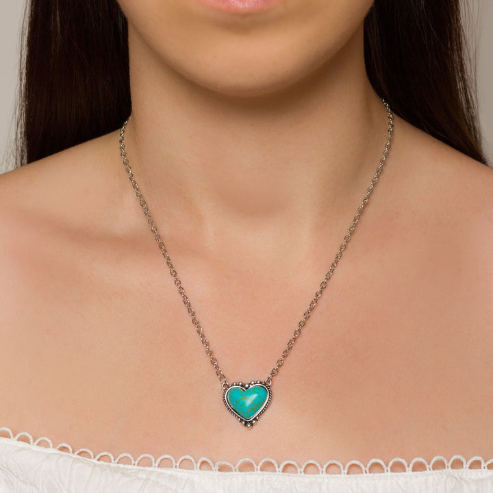 Turquoise Heartbeat Necklace