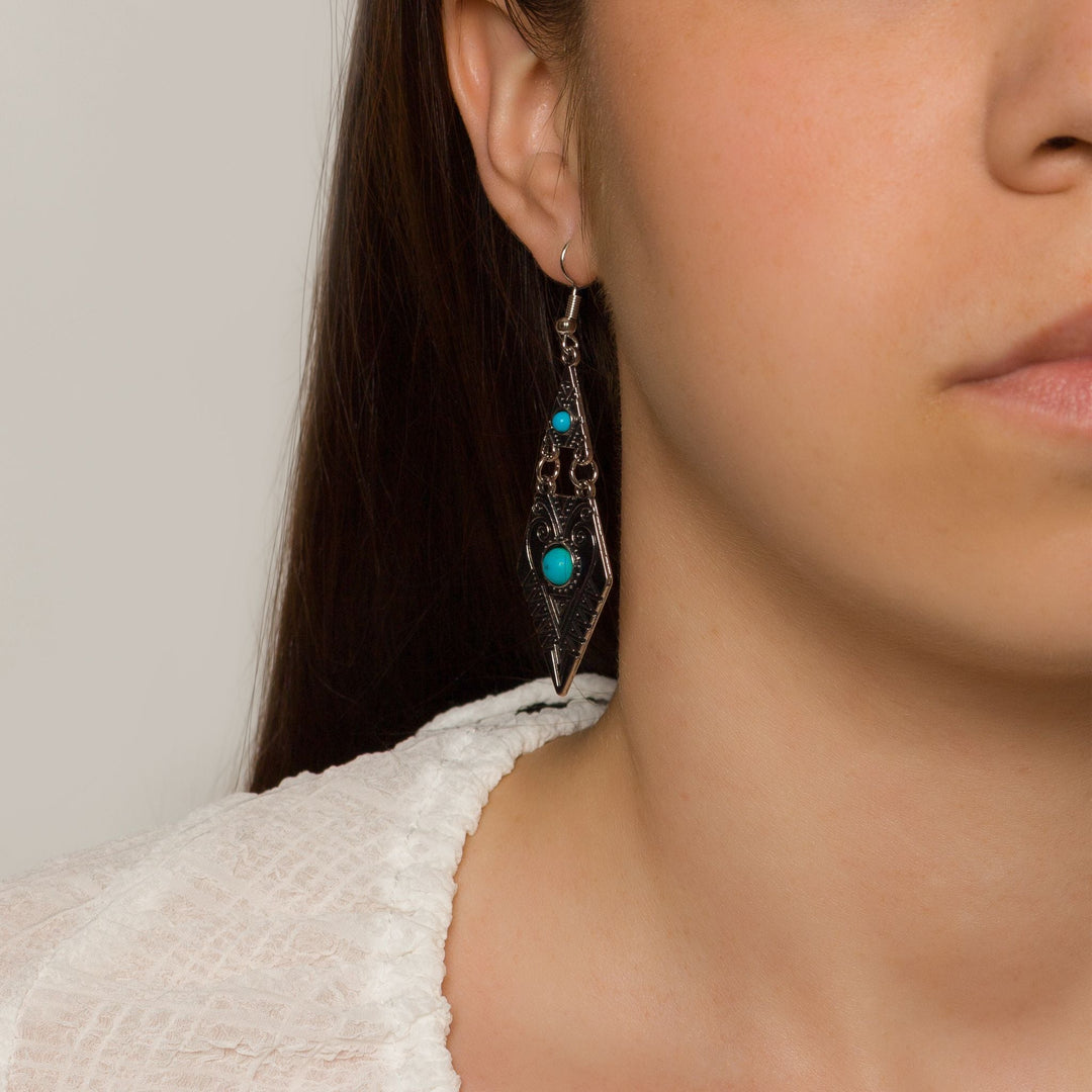 Talasi Turquoise Dagger Earrings
