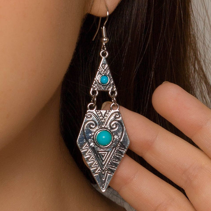 Talasi Turquoise Dagger Earrings