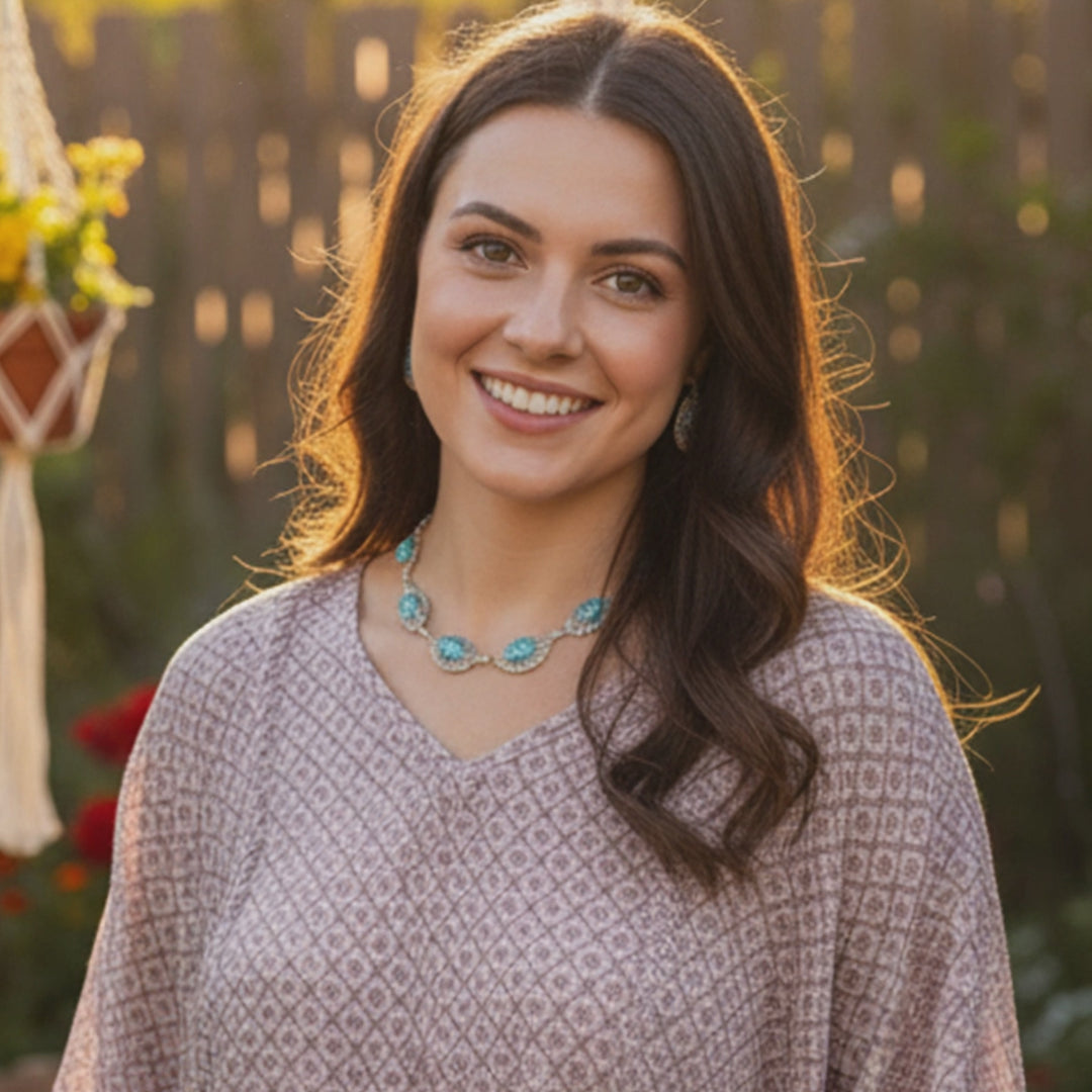 Sundown Mirage Set (Earrings and Necklace)