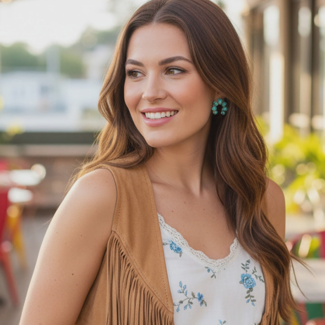 Turquoise Archlight Earrings
