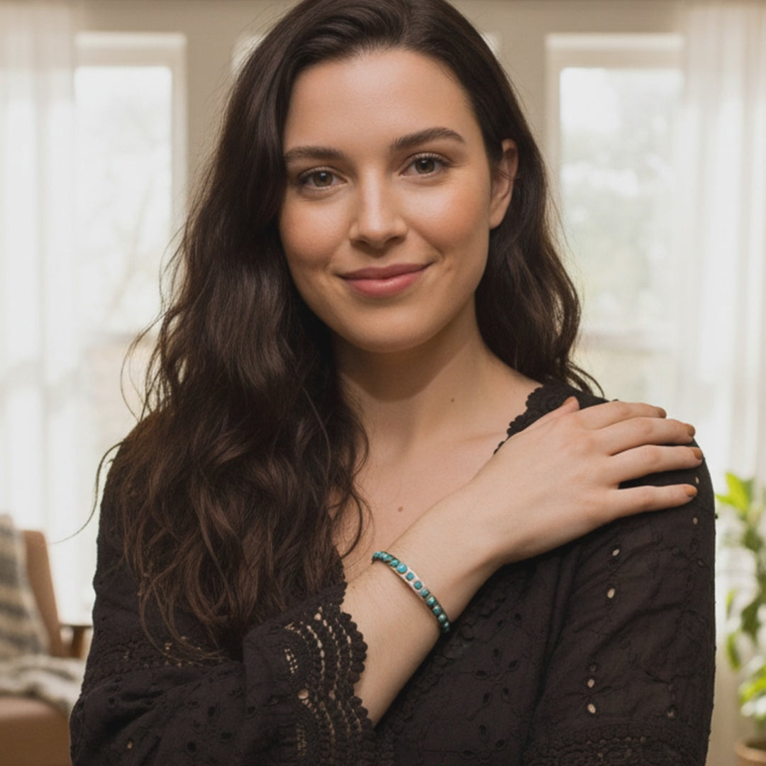 Turquoise Horizon Cuff Bracelet