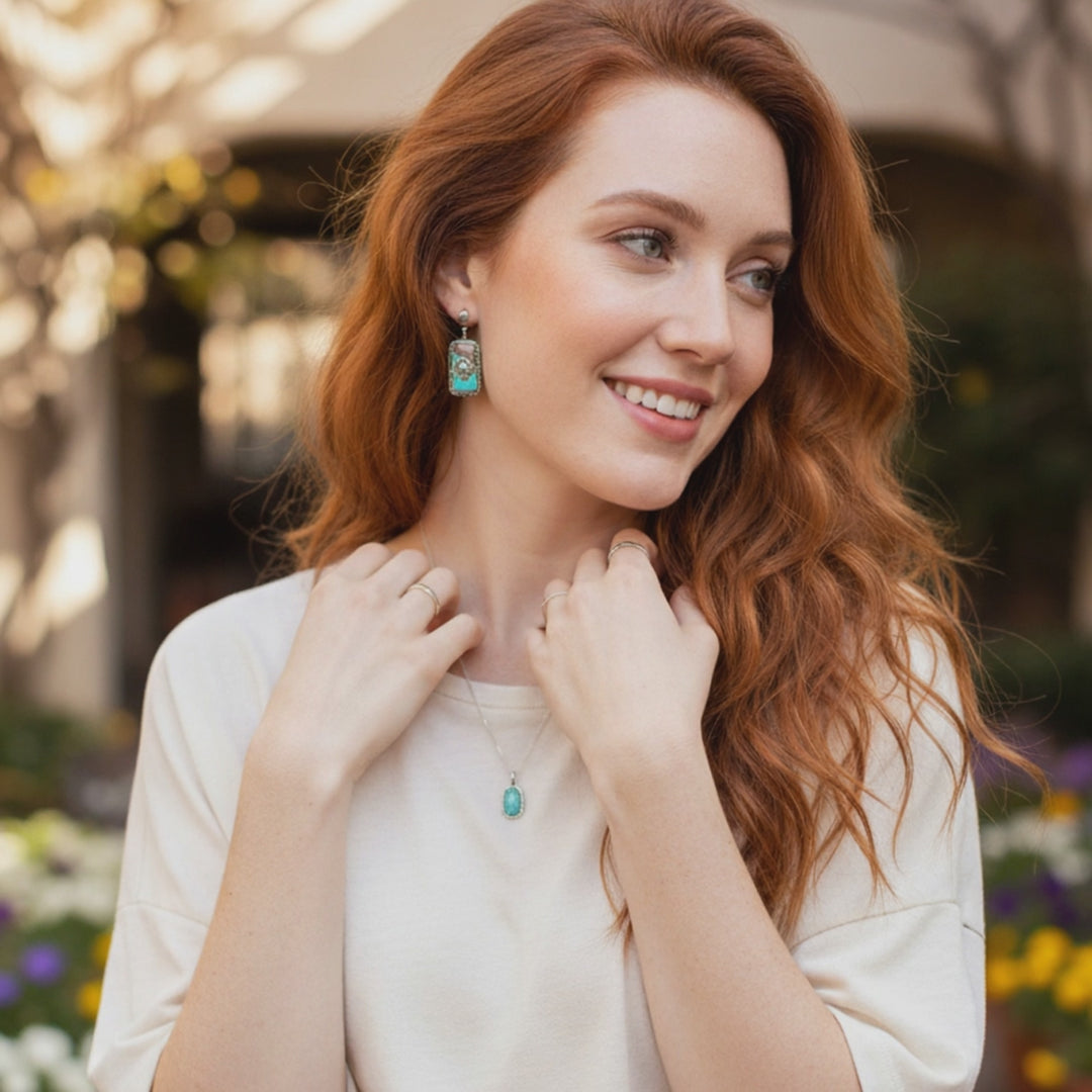 Turquoise Canyon Spirit Earrings