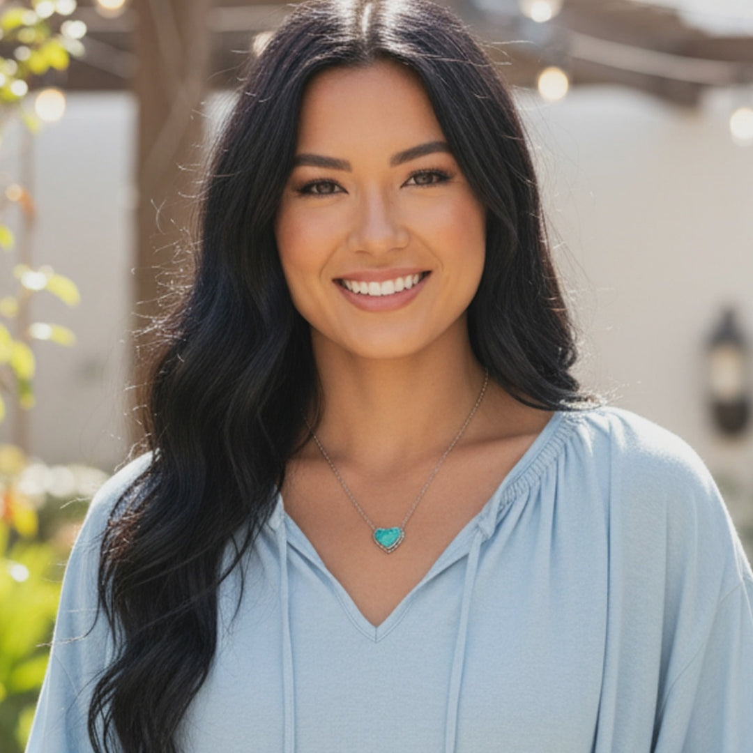 Turquoise Heartbeat Necklace